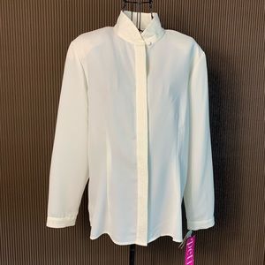 New York City Blouse Co. cream top from Talbots
